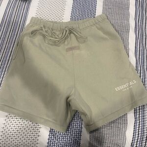 FOG Green Shorts ESSENTIALS Reflective Letters Size Medium